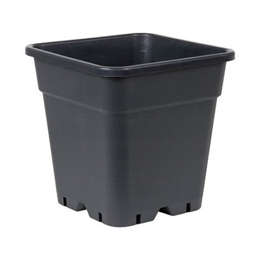 POT CARRE NOIR 30.5 x 30.5 x 30.5 cm - 18 L