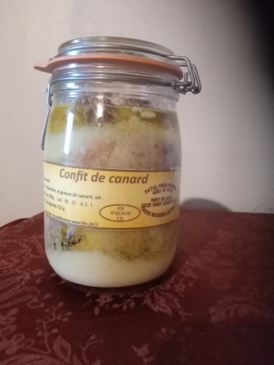 CONFIT de CUISSE DE CANARD NATURE